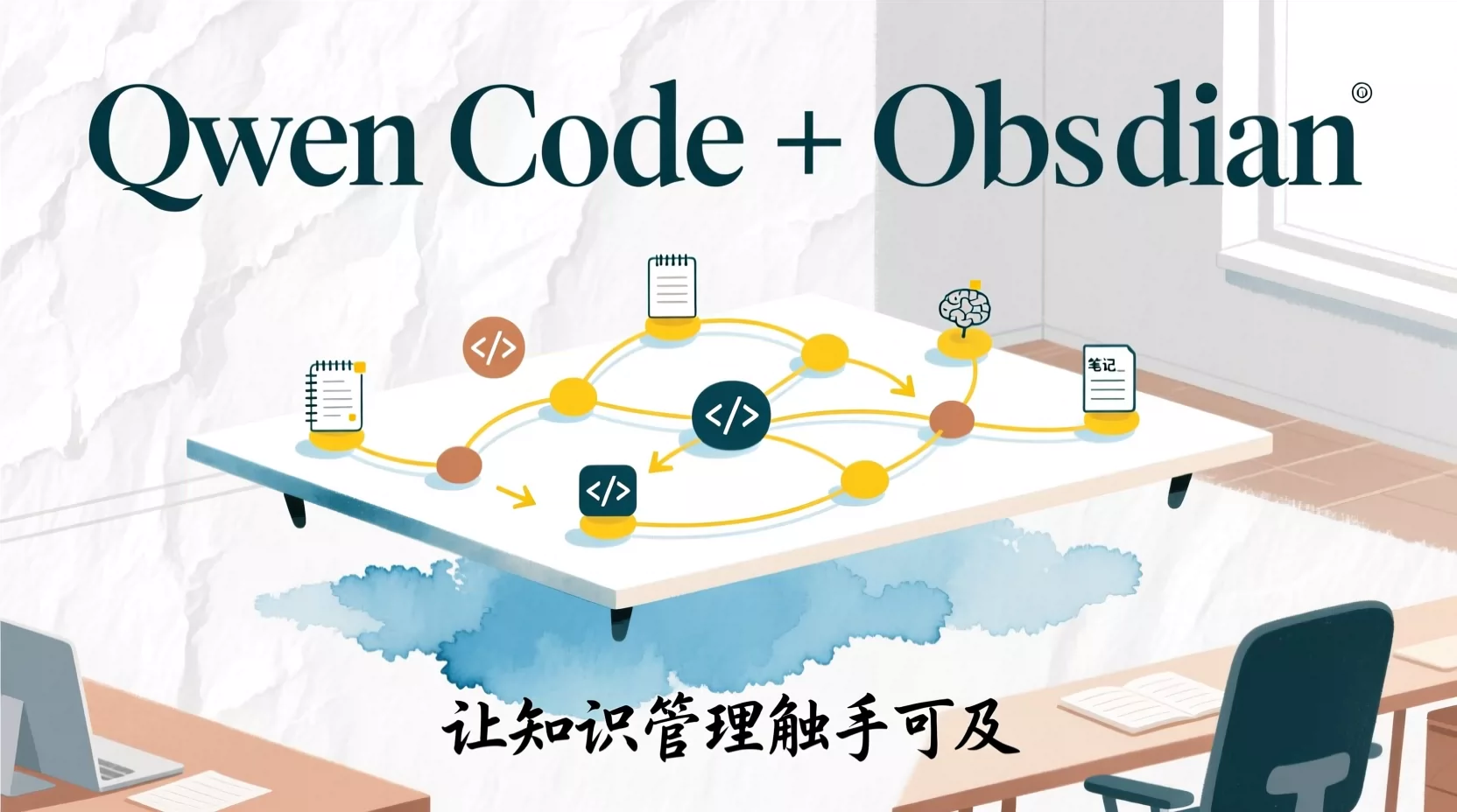 QwenCode+Obsidian本地知识库实战:搭建Karpathy代码优先系统